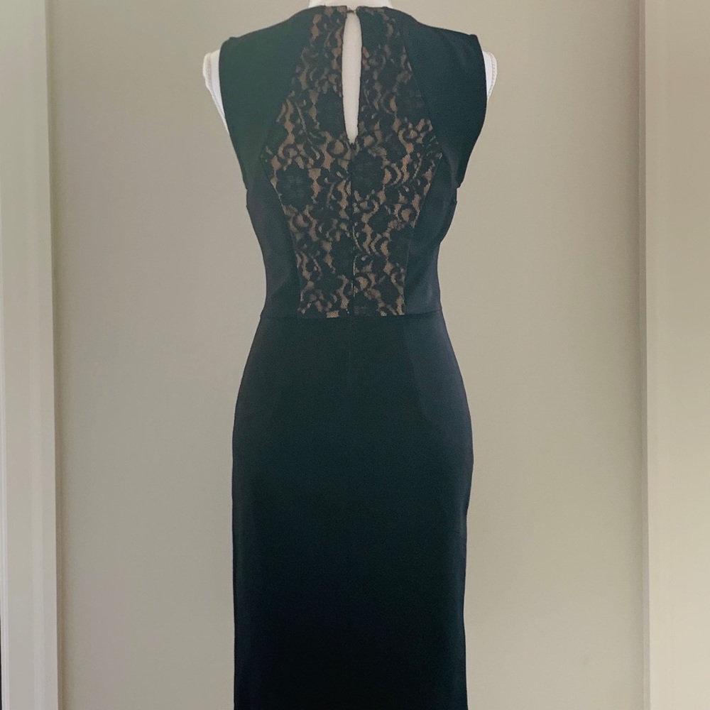 BCBG MAXAZRIA Black Lace Cocktail Dress - Picture 3 of 5